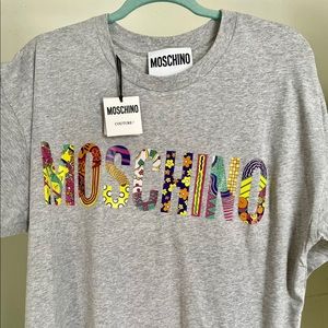 Large Gray Moschino Couture! T-shirt